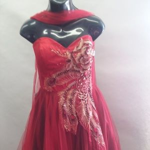 Fiesta, Red Peacock, Size Medium, New With Tags